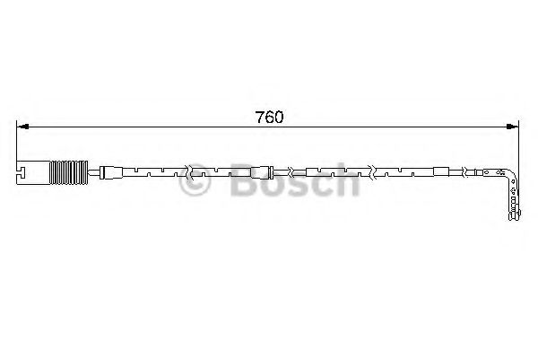 BOSCH 1 987 474 948 Сигнализатор, износ тормозных колодок 