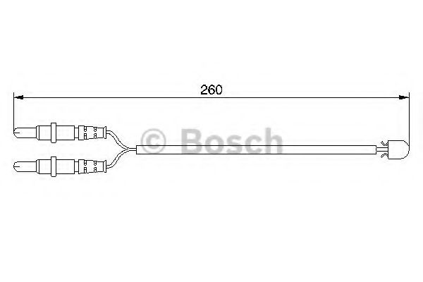 BOSCH 1 987 474 975 Сигнализатор, износ тормозных колодок для PEUGEOT 605 (Пежо 605) BOSCH 1 987 474 975 Сигнализатор, износ тормозных колодок для PEUGEOT 605 (Пежо 605)