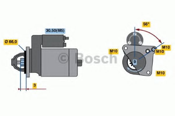 BOSCH 0 001 106 022 Стартер F4R 744 для RENAULT LAGUNA II ER (Рено Лагуна 2 ер) BOSCH 0 001 106 022 Стартер F4R 744 для RENAULT LAGUNA II ER (Рено Лагуна 2 ер)