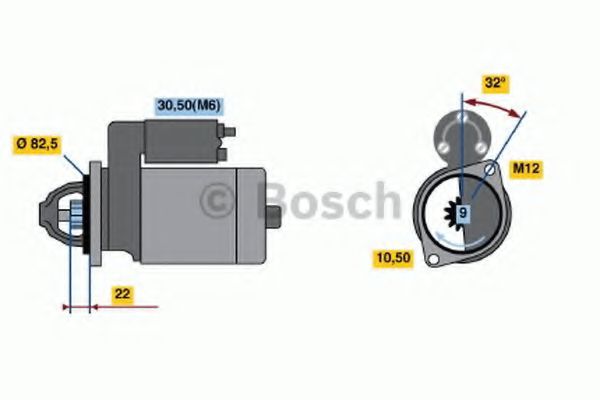 BOSCH 0 001 107 108 Стартер W1000001 для OPEL ASTRA H GTC (Опель Астра н гтс) BOSCH 0 001 107 108 Стартер W1000001 для OPEL ASTRA H GTC (Опель Астра н гтс)