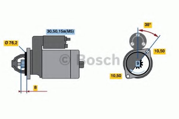 BOSCH 0 001 108 019 Стартер для FORD (Форд) BOSCH 0 001 108 019 Стартер для FORD (Форд)