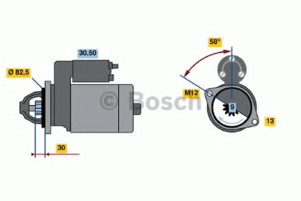 BOSCH 0 001 108 220 Стартер для AUDI A8 (Ауди А8) BOSCH 0 001 108 220 Стартер для AUDI A8 (Ауди А8)