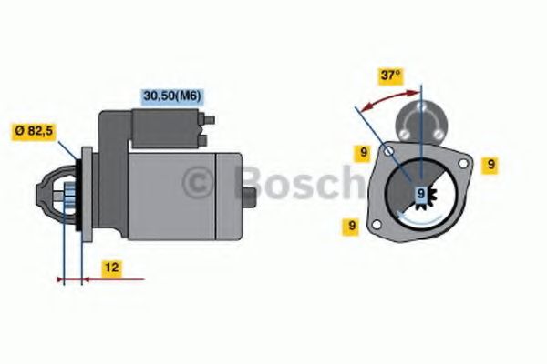 BOSCH 0 001 108 234 Стартер Bosch для FIAT (Фиат) BOSCH 0 001 108 234 Стартер Bosch для FIAT (Фиат)