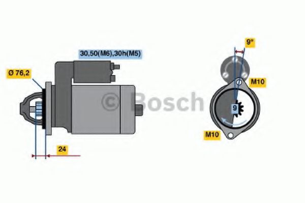 BOSCH 0 001 110 072 Стартер для BMW 7 (Бмв 7) BOSCH 0 001 110 072 Стартер для BMW 7 (Бмв 7)
