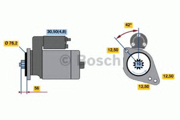 BOSCH 0 001 123 012 Стартер для SEAT ALTEA (Сеат Алтэа) BOSCH 0 001 123 012 Стартер для SEAT ALTEA (Сеат Алтэа)