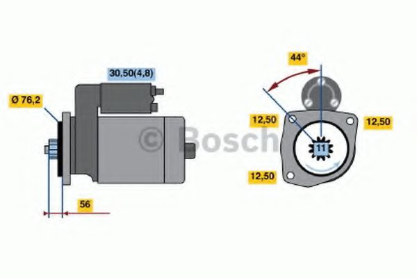 BOSCH 0 001 123 028 Стартер механическая коробка передач для SKODA LAURA (Шкода Лаура) BOSCH 0 001 123 028 Стартер механическая коробка передач для SKODA LAURA (Шкода Лаура)