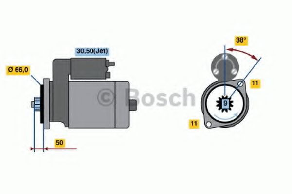BOSCH 0 001 124 022 Стартер для VOLKSWAGEN POLO (Фольксваген Поло) BOSCH 0 001 124 022 Стартер для VOLKSWAGEN POLO (Фольксваген Поло)