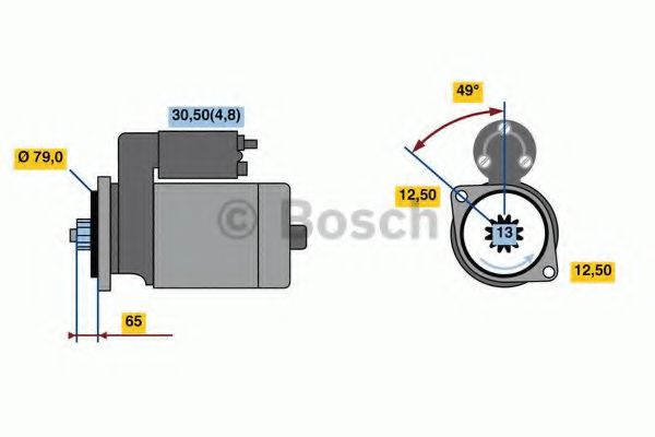BOSCH 0 001 153 009 Стартер ручная коробка передач 5-ступенчатая для VOLKSWAGEN TOURAN (Фольксваген Туран) BOSCH 0 001 153 009 Стартер ручная коробка передач 5-ступенчатая для VOLKSWAGEN TOURAN (Фольксваген Туран)