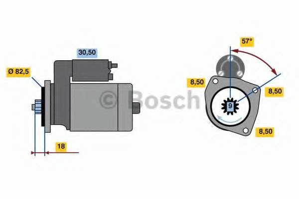 BOSCH 0 001 312 108 Стартер для VOLKSWAGEN JETTA I (Фольксваген Жэтта и) BOSCH 0 001 312 108 Стартер для VOLKSWAGEN JETTA I (Фольксваген Жэтта и)