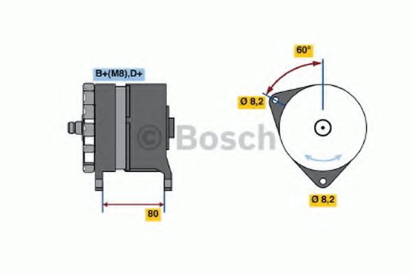BOSCH 0 120 468 042 Генератор 90 для BMW 5 (Бмв 5) BOSCH 0 120 468 042 Генератор 90 для BMW 5 (Бмв 5)