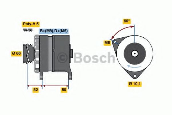 BOSCH 0 120 468 108 Генератор для автомобилей с кондиционером для LANCIA (Лансиа/лянча) BOSCH 0 120 468 108 Генератор для автомобилей с кондиционером для LANCIA (Лансиа/лянча)