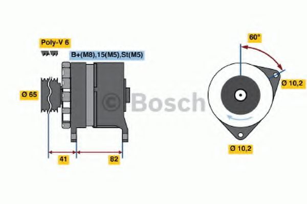 BOSCH 0 120 468 127 Генератор для автомобилей с электрическим обогревом для FORD TRANSIT NEO (Форд Трансит нэо) BOSCH 0 120 468 127 Генератор для автомобилей с электрическим обогревом для FORD TRANSIT NEO (Форд Трансит нэо)