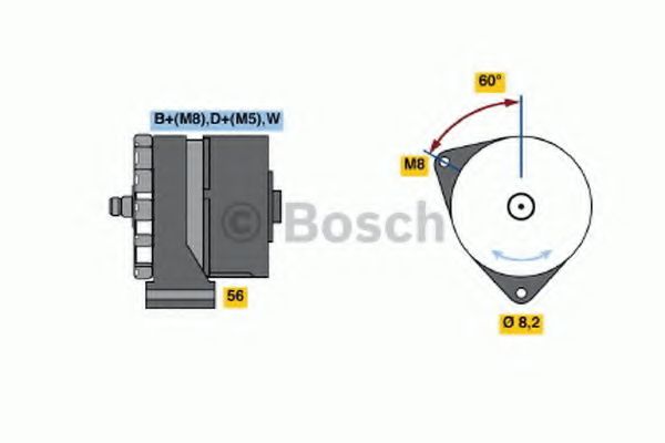 BOSCH 0 120 469 734 Генератор 90 для VOLKSWAGEN VANAGON III (Фольксваген Vанагон 3) BOSCH 0 120 469 734 Генератор 90 для VOLKSWAGEN VANAGON III (Фольксваген Vанагон 3)
