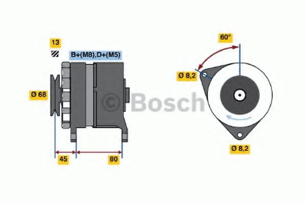 BOSCH 0 120 469 990 Генератор для BMW 7 (Бмв 7) BOSCH 0 120 469 990 Генератор для BMW 7 (Бмв 7)