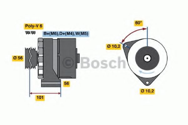 BOSCH 0 120 488 133 Генератор 55 для MERCEDES-BENZ G-CLASS (Мэрcэдэс-бэнз Ж класс) BOSCH 0 120 488 133 Генератор 55 для MERCEDES-BENZ G-CLASS (Мэрcэдэс-бэнз Ж класс)