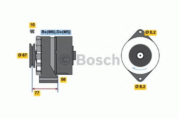 BOSCH 0 120 488 191 Генератор AR 30753 для OPEL MANTA B CC (Опель Манта б cc) BOSCH 0 120 488 191 Генератор AR 30753 для OPEL MANTA B CC (Опель Манта б cc)