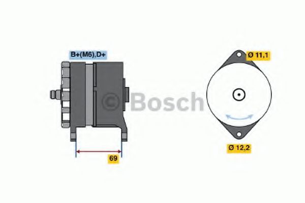 BOSCH 0 120 489 272 Генератор 65 для LANCIA DEDRA SW (Лансиа/лянча Дэдра св) BOSCH 0 120 489 272 Генератор 65 для LANCIA DEDRA SW (Лансиа/лянча Дэдра св)