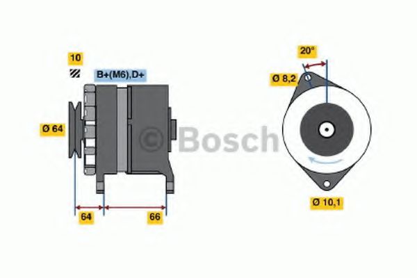 BOSCH 0 120 489 344 Генератор для PEUGEOT (Пежо) BOSCH 0 120 489 344 Генератор для PEUGEOT (Пежо)