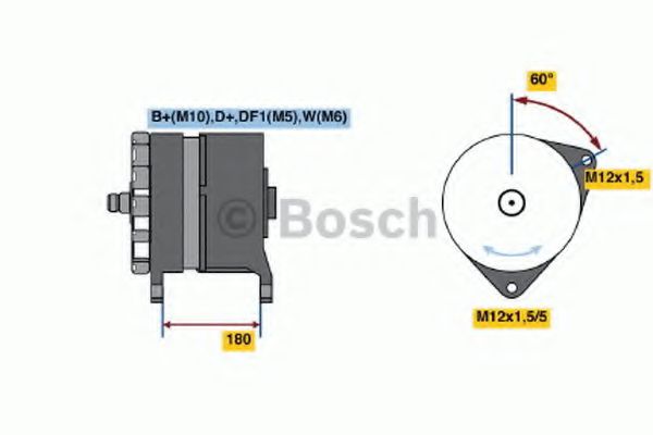 BOSCH 0 120 689 536 Генератор OM 904. 964 для MERCEDES-BENZ ZETROS (Мэрcэдэс-бэнз Зэтрос) BOSCH 0 120 689 536 Генератор OM 904. 964 для MERCEDES-BENZ ZETROS (Мэрcэдэс-бэнз Зэтрос)