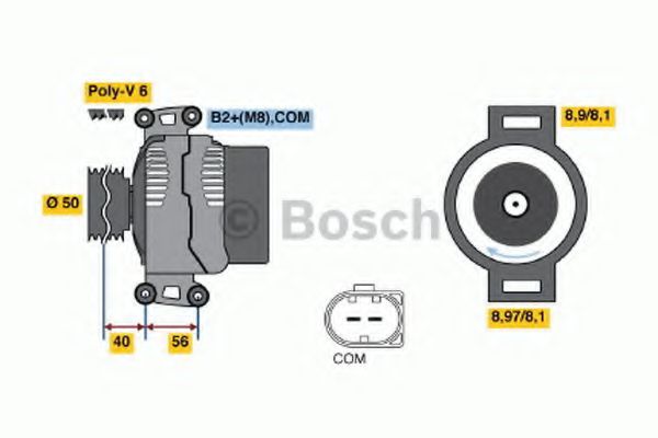 BOSCH 0 121 715 006 Генератор M 272. 967<E 35> для MERCEDES-BENZ GL-CLASS (Мэрcэдэс-бэнз Жл класс) BOSCH 0 121 715 006 Генератор M 272. 967<E 35> для MERCEDES-BENZ GL-CLASS (Мэрcэдэс-бэнз Жл класс)