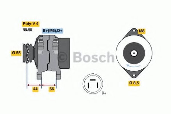 BOSCH 0 123 115 013 Генератор <OSJJ6C, SE416> для SUZUKI (Сузуки) BOSCH 0 123 115 013 Генератор <OSJJ6C, SE416> для SUZUKI (Сузуки)