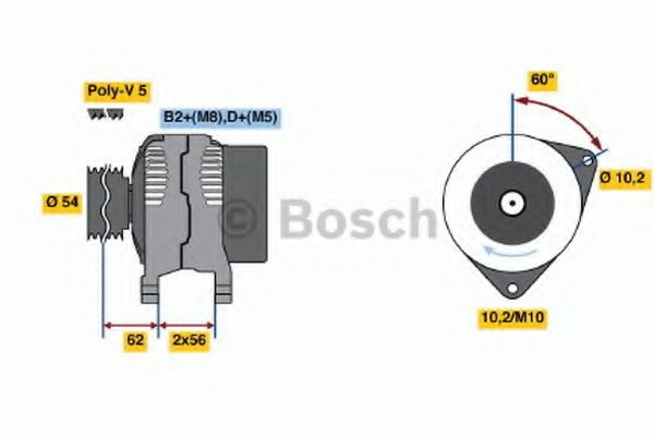 BOSCH 0 124 225 041 Генератор Z 14 XEP<Twinport> для OPEL CORSA CLASSIC (Опель Корса классик) BOSCH 0 124 225 041 Генератор Z 14 XEP<Twinport> для OPEL CORSA CLASSIC (Опель Корса классик)