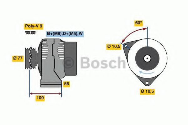BOSCH 0 124 615 057 Генератор для MERCEDES-BENZ ZETROS (Мэрcэдэс-бэнз Зэтрос) BOSCH 0 124 615 057 Генератор для MERCEDES-BENZ ZETROS (Мэрcэдэс-бэнз Зэтрос)