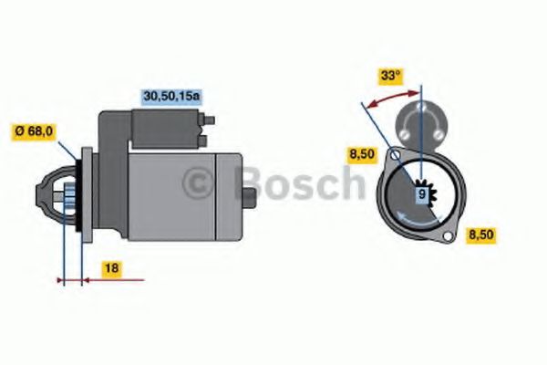 BOSCH 0 986 010 040 Стартер для OPEL ASCONA B (Опель Асcона б) BOSCH 0 986 010 040 Стартер для OPEL ASCONA B (Опель Асcона б)