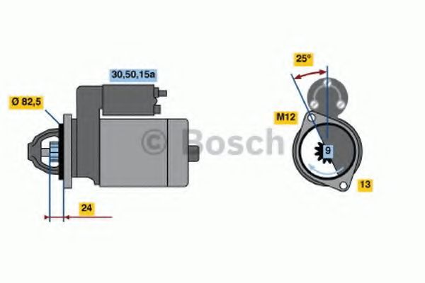 BOSCH 0 986 010 110 Стартер 11 1982 для AUDI 100 (Ауди 100) BOSCH 0 986 010 110 Стартер 11 1982 для AUDI 100 (Ауди 100)