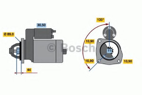 BOSCH 0 986 011 170 Стартер для DAF SB (Даф Сб) BOSCH 0 986 011 170 Стартер для DAF SB (Даф Сб)