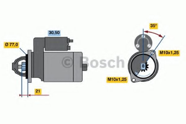 BOSCH 0 986 012 301 Стартер Saturn для MITSUBISHI PAJERO/SHOGUN I (Митсубиши/митсубиси Пажэро/шогун и) BOSCH 0 986 012 301 Стартер Saturn для MITSUBISHI PAJERO/SHOGUN I (Митсубиши/митсубиси Пажэро/шогун и)