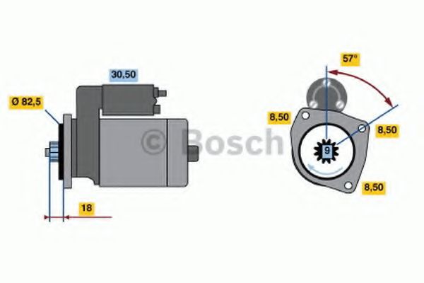 BOSCH 0 986 012 650 Стартер для VOLKSWAGEN JETTA I (Фольксваген Жэтта и) BOSCH 0 986 012 650 Стартер для VOLKSWAGEN JETTA I (Фольксваген Жэтта и)