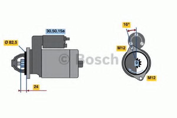 BOSCH 0 986 012 980 Стартер 