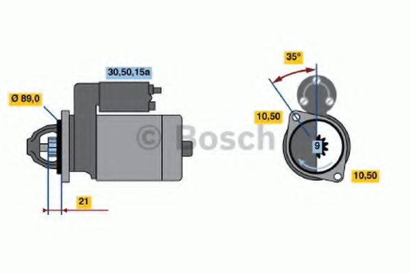 BOSCH 0 986 013 160 Стартер 