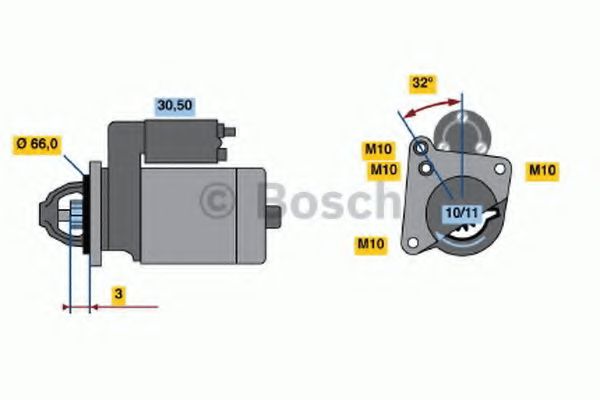 BOSCH 0 986 013 200 Стартер для RENAULT CLIO I (Рено Cлио и) BOSCH 0 986 013 200 Стартер для RENAULT CLIO I (Рено Cлио и)