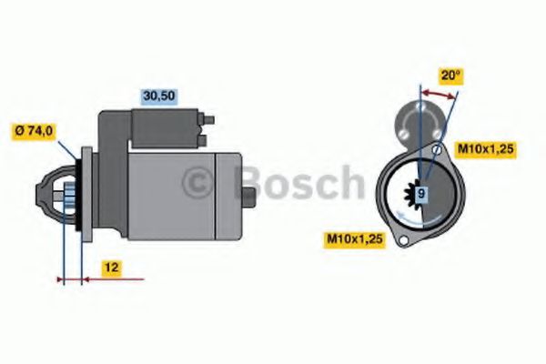 BOSCH 0 986 014 531 Стартер для TOYOTA COROLLA SPRINTER (Тойота/тоета Cоролла спринтэр) BOSCH 0 986 014 531 Стартер для TOYOTA COROLLA SPRINTER (Тойота/тоета Cоролла спринтэр)