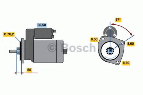 BOSCH 0 986 016 340 Стартер для VOLKSWAGEN T4 CARAVELLE (Фольксваген Т4 cараvэллэ) BOSCH 0 986 016 340 Стартер для VOLKSWAGEN T4 CARAVELLE (Фольксваген Т4 cараvэллэ)