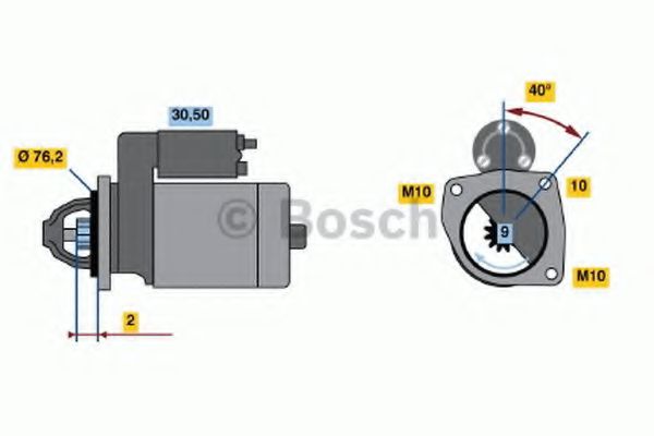 BOSCH 0 986 016 660 Стартер 599999 для VOLVO C70 I (Вольво C70 и) BOSCH 0 986 016 660 Стартер 599999 для VOLVO C70 I (Вольво C70 и)