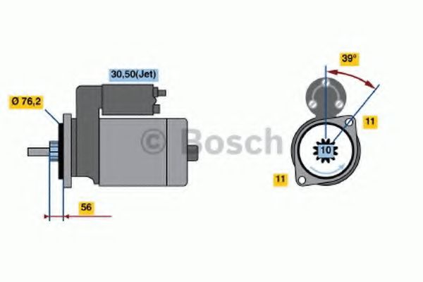BOSCH 0 986 016 700 Стартер для VOLKSWAGEN CITYGOLF (Фольксваген Cитъголф) BOSCH 0 986 016 700 Стартер для VOLKSWAGEN CITYGOLF (Фольксваген Cитъголф)