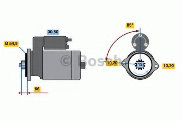 BOSCH 0 986 017 641 Стартер 08 1994 для TOYOTA SCEPTER (Тойота/тоета Сcэптэр) BOSCH 0 986 017 641 Стартер 08 1994 для TOYOTA SCEPTER (Тойота/тоета Сcэптэр)
