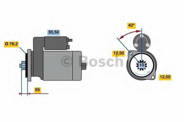 BOSCH 0 986 020 260 Стартер для VOLKSWAGEN JETTA IV (Фольксваген Джетта 4) BOSCH 0 986 020 260 Стартер для VOLKSWAGEN JETTA IV (Фольксваген Джетта 4)