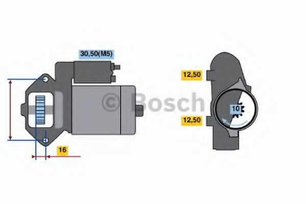 BOSCH 0 986 018 531 Стартер 