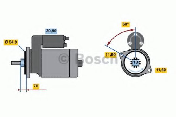 BOSCH 0 986 018 761 Стартер для TOYOTA SCEPTER (Тойота/тоета Сcэптэр) BOSCH 0 986 018 761 Стартер для TOYOTA SCEPTER (Тойота/тоета Сcэптэр)