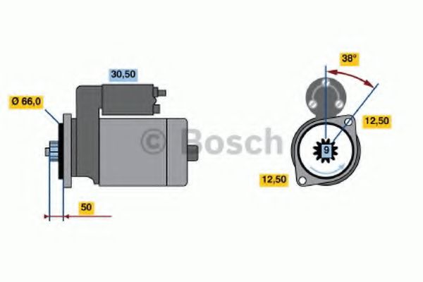 BOSCH 0 986 018 930 Стартер 