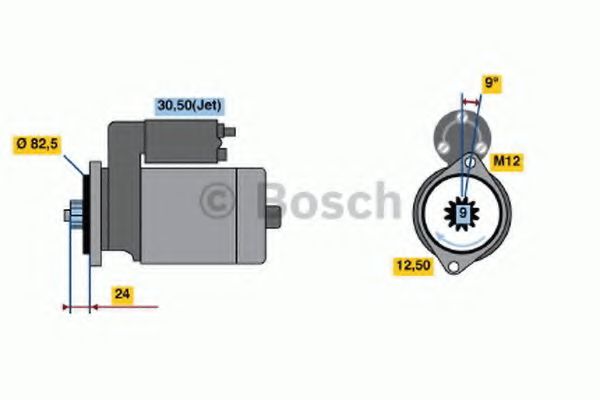 BOSCH 0 986 018 940 Стартер 