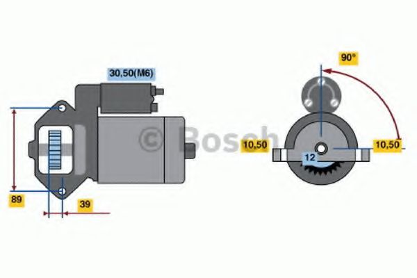 BOSCH 0 986 021 810 Стартер 