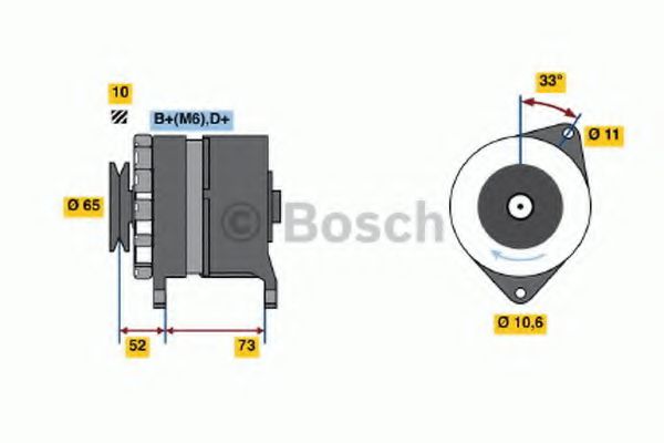 BOSCH 0 986 030 940 Генератор MARELLI для FIAT STRADA II (Фиат Страда 2) BOSCH 0 986 030 940 Генератор MARELLI для FIAT STRADA II (Фиат Страда 2)