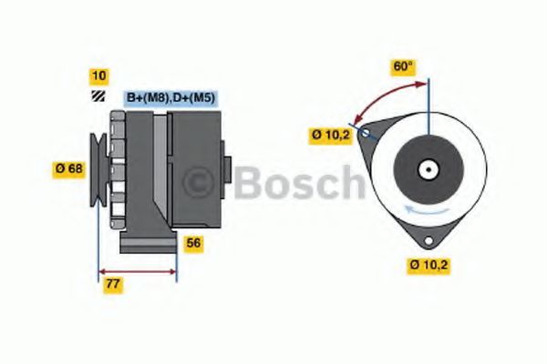 BOSCH 0 120 469 589 Генератор для MERCEDES-BENZ SL (Мэрcэдэс-бэнз Сл) BOSCH 0 120 469 589 Генератор для MERCEDES-BENZ SL (Мэрcэдэс-бэнз Сл)