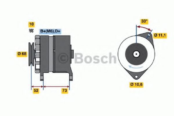BOSCH 0 986 033 250 Генератор MARELLI для FIAT STRADA II (Фиат Страда 2) BOSCH 0 986 033 250 Генератор MARELLI для FIAT STRADA II (Фиат Страда 2)
