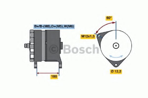 BOSCH 0 120 689 566 Генератор 140 для RENAULT TRUCKS ARES (Рено трак Арэс) BOSCH 0 120 689 566 Генератор 140 для RENAULT TRUCKS ARES (Рено трак Арэс)